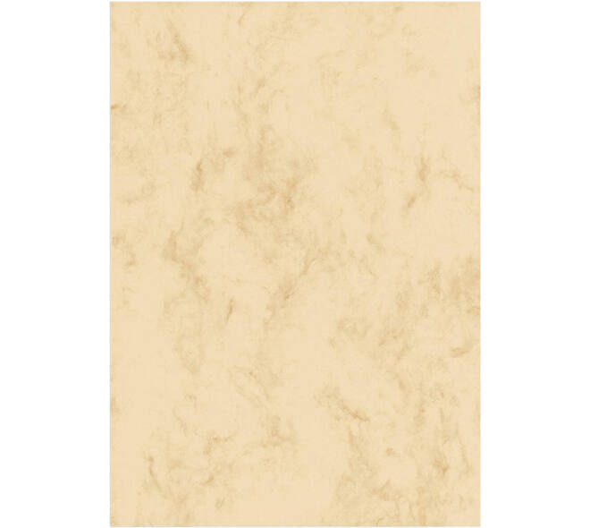 Designpapier Sigel A4 90gr marmer beige pak à 100 vel